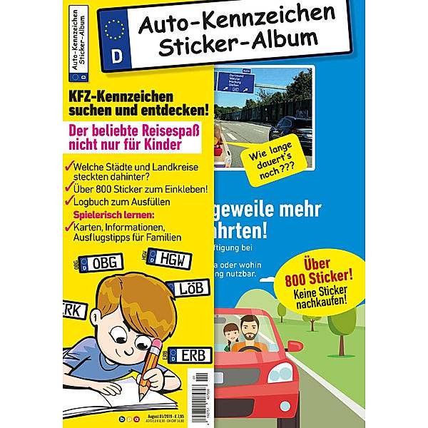 Auto-Kennzeichen Sticker-Album, Philipp Gesierich