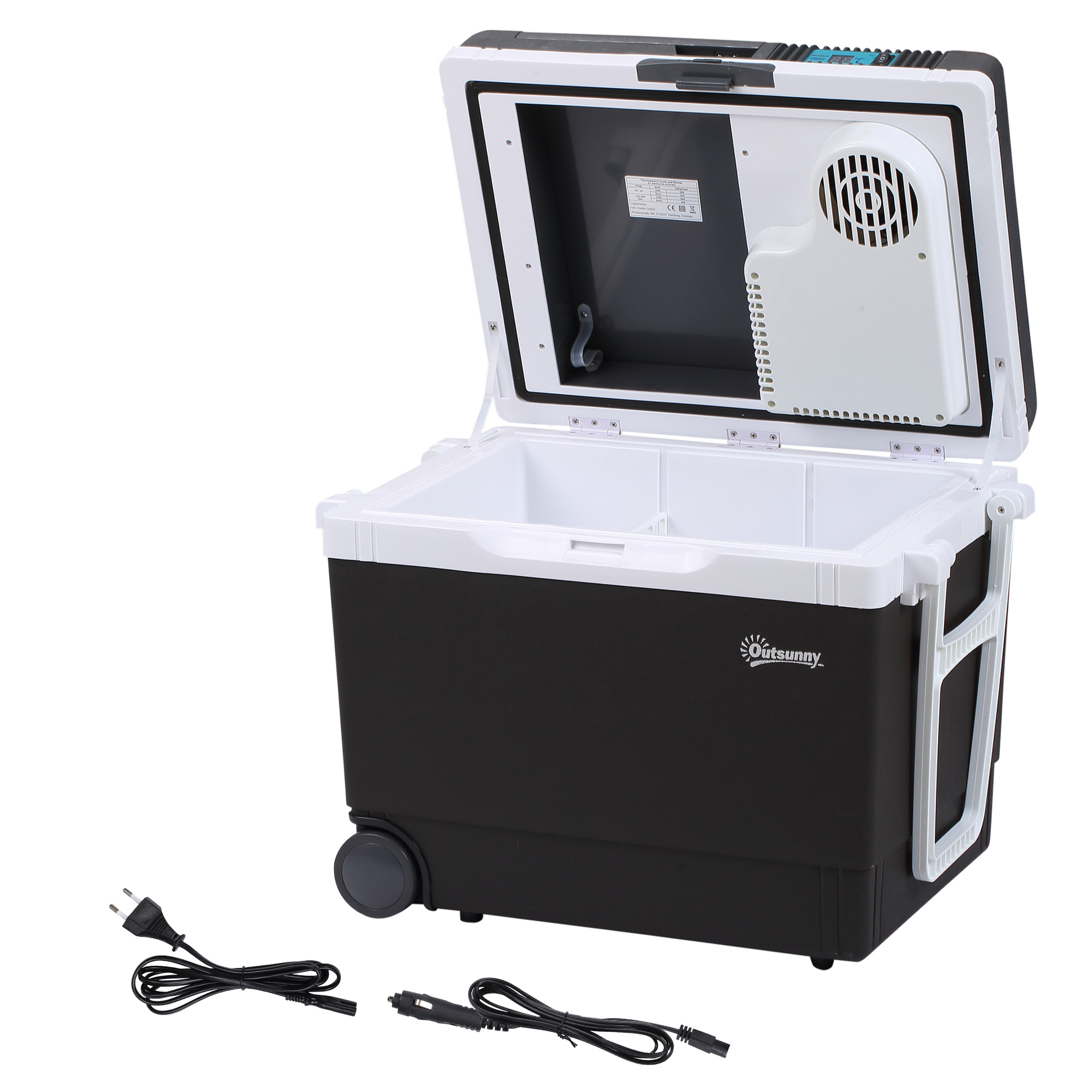 Auto-Kühlschrank tragbar schwarz, weiß Farbe: grau, weiß online kaufen -  Orbisana