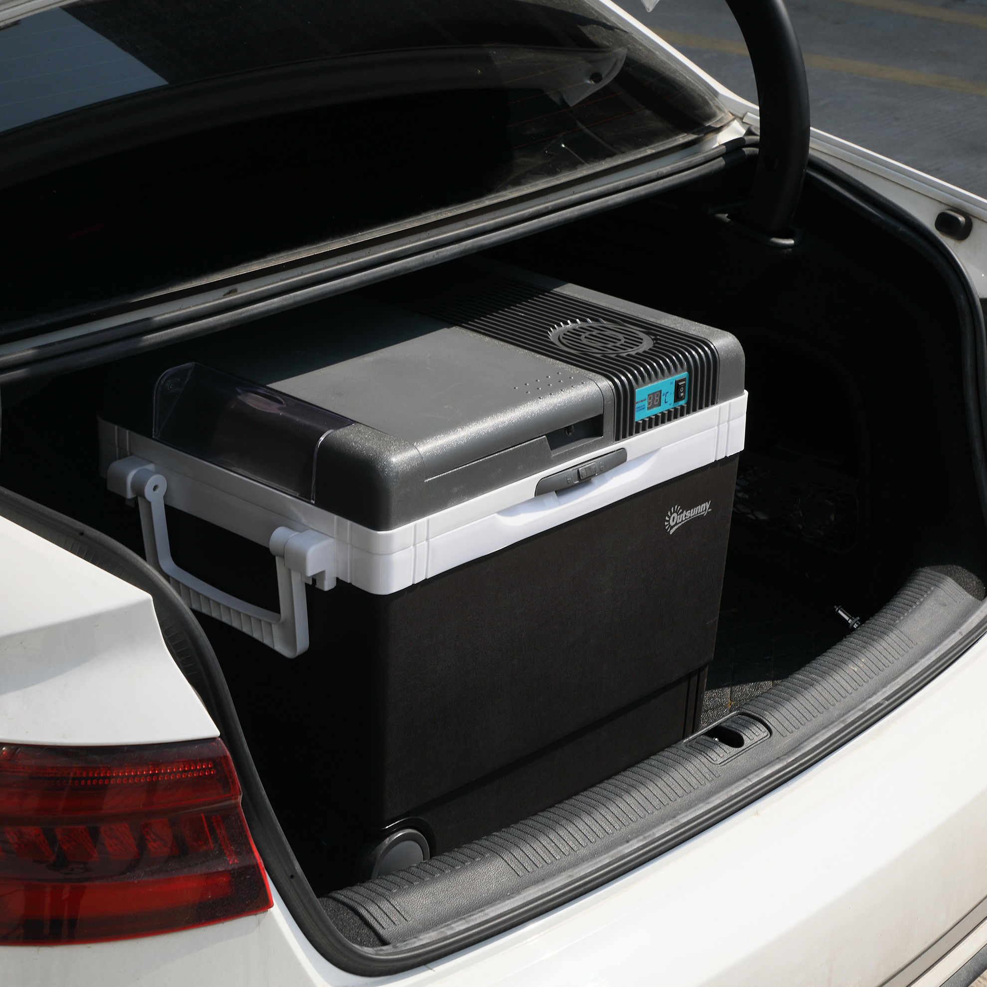 Auto-Kühlschrank tragbar schwarz, weiß Farbe: grau, weiß online kaufen -  Orbisana