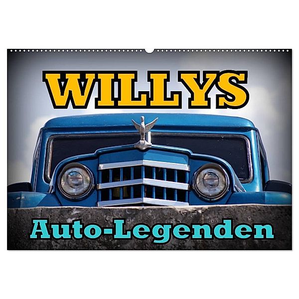 Auto-Legenden: WILLYS (Wandkalender 2024 DIN A2 quer), CALVENDO Monatskalender, Henning von Löwis of Menar