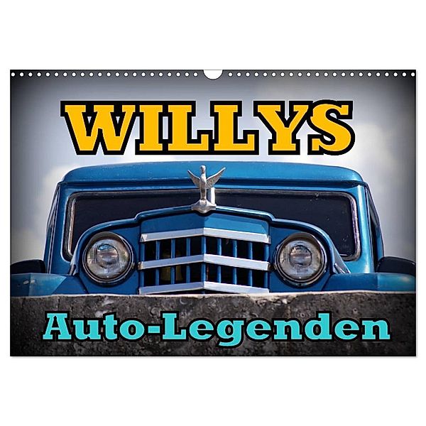 Auto-Legenden: WILLYS (Wandkalender 2024 DIN A3 quer), CALVENDO Monatskalender, Henning von Löwis of Menar