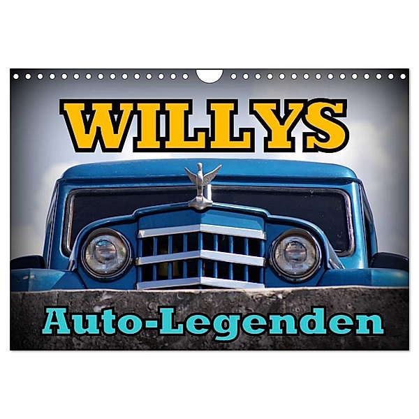 Auto-Legenden: WILLYS (Wandkalender 2024 DIN A4 quer), CALVENDO Monatskalender, Henning von Löwis of Menar
