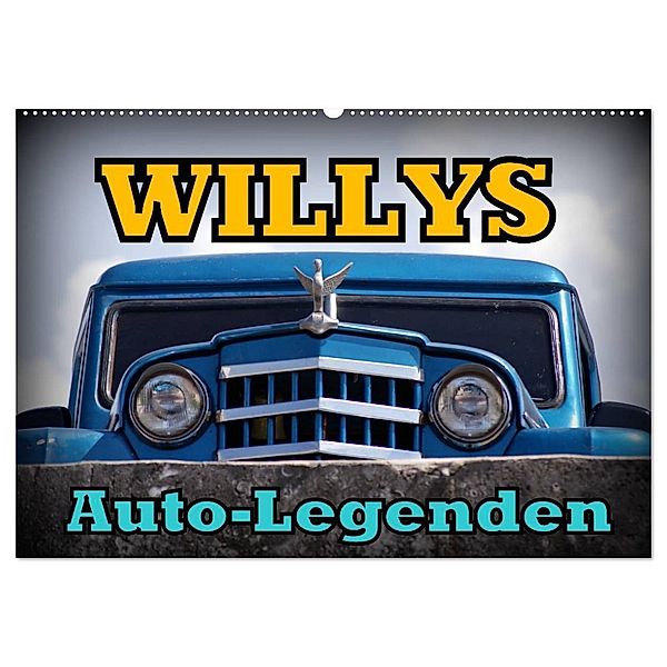 Auto-Legenden: WILLYS (Wandkalender 2025 DIN A2 quer), CALVENDO Monatskalender, Calvendo, Henning von Löwis of Menar