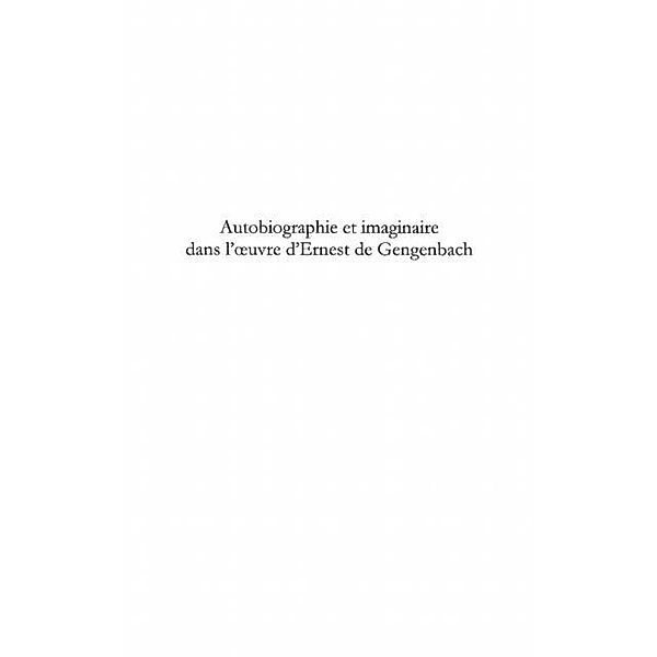 Autobiographie et imaginaire dans l'oeuv / Hors-collection, Pierre Boussel