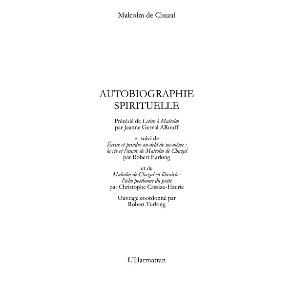 Autobiographie spirituelle / Hors-collection, Alain Streck