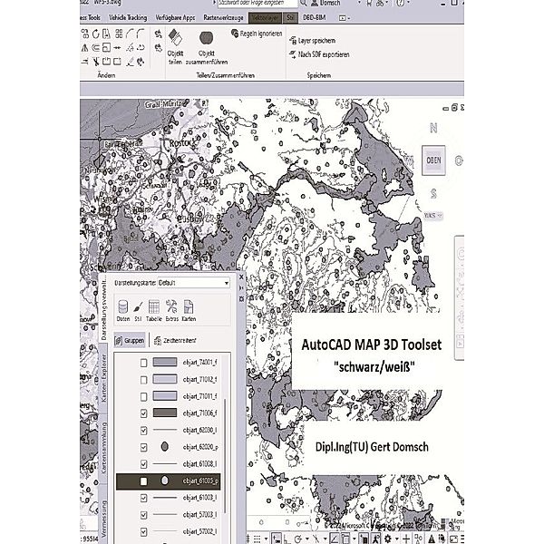 AutoCAD MAP 3D Toolset, schwarz/weiß (zur Information), Gert Domsch