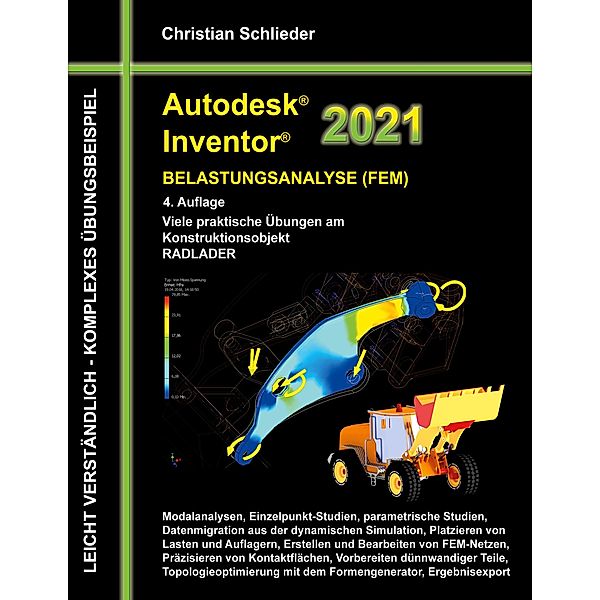 Autodesk Inventor 2021 - Belastungsanalyse (FEM), Christian Schlieder