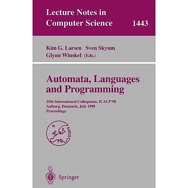Automata, Languages, and Programming, ICALP '98