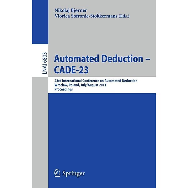 Automated Deduction -- CADE-23
