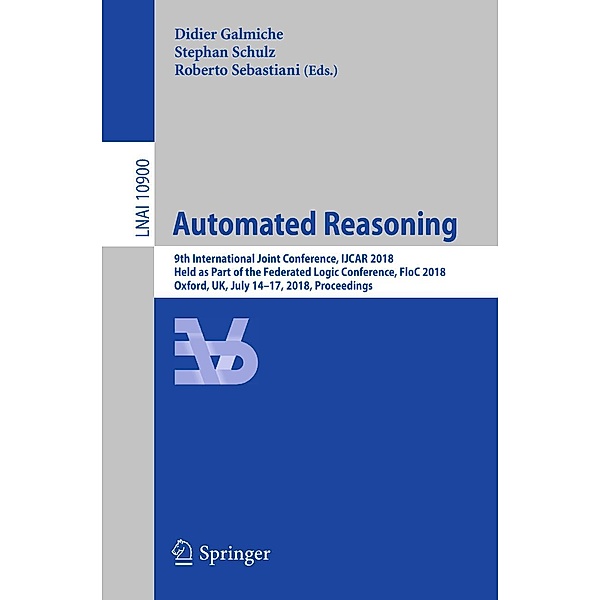 Automated Reasoning / Lecture Notes in Computer Science Bd.10900