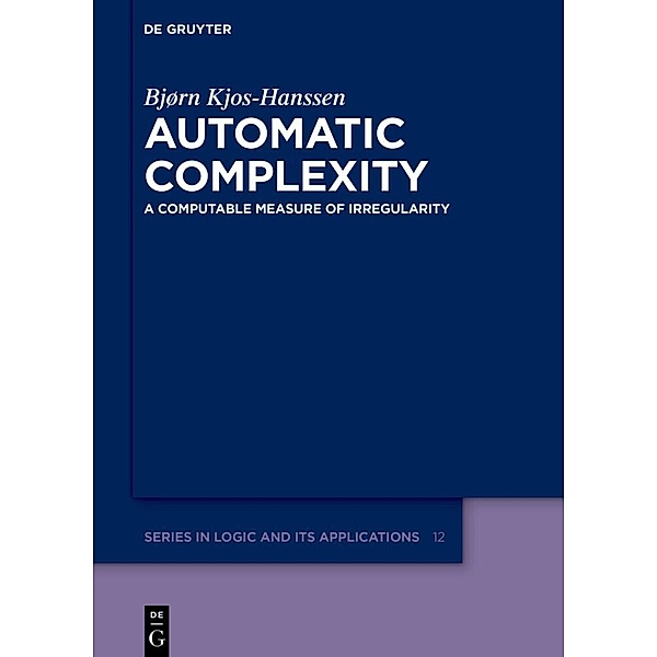 Automatic Complexity, Bjørn Kjos-Hanssen