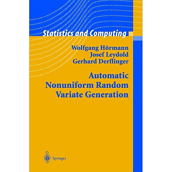 Automatic Nonuniform Random Variate Generation, W. Hörmann, J. Leydold, G. Derflinger