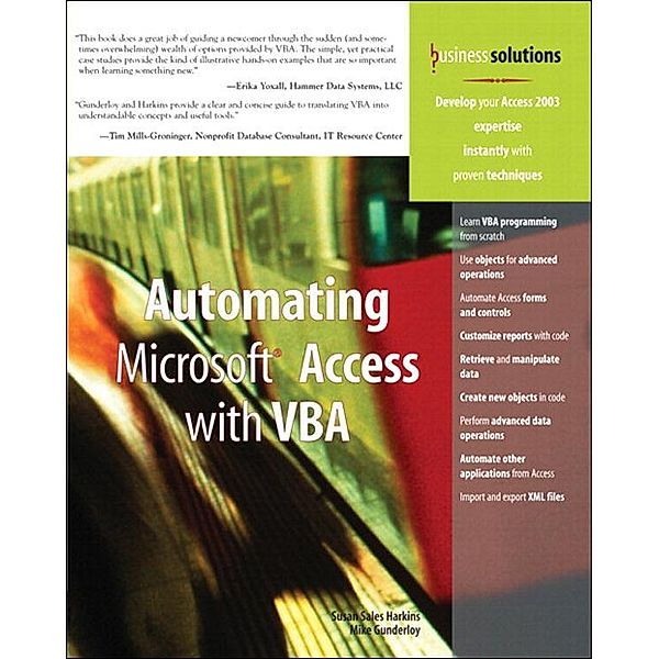 Automating Microsoft Access with VBA, Mike Gunderloy, Susan Harkins
