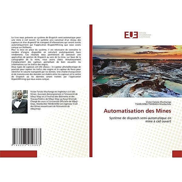 Automatisation des Mines, Victor FARIALA MUCHANGA, TSHIBUMBU TSHIBAKA Mardochée