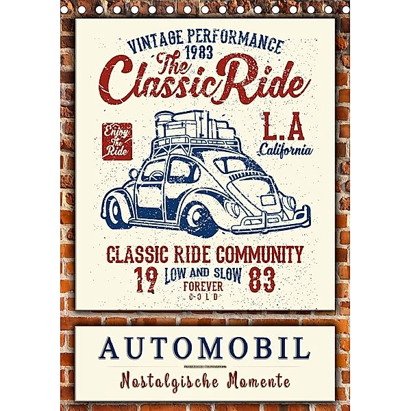 Automobil - nostalgische Momente (Tischkalender 2018 DIN A5 hoch), Peter Roder