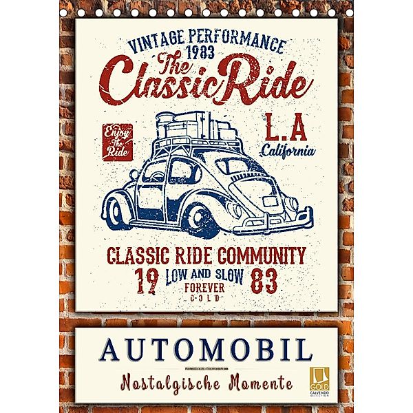 Automobil - nostalgische Momente (Tischkalender 2023 DIN A5 hoch), Peter Roder