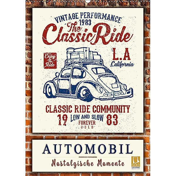 Automobil - nostalgische Momente (Wandkalender 2019 DIN A2 hoch), Peter Roder