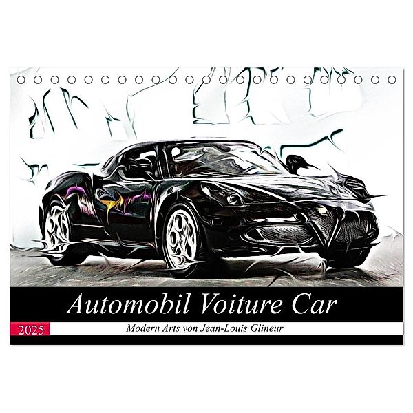 Automobil Voiture Car (Tischkalender 2025 DIN A5 quer), CALVENDO Monatskalender, Calvendo, Jean-Louis Glineur alias DeVerviers