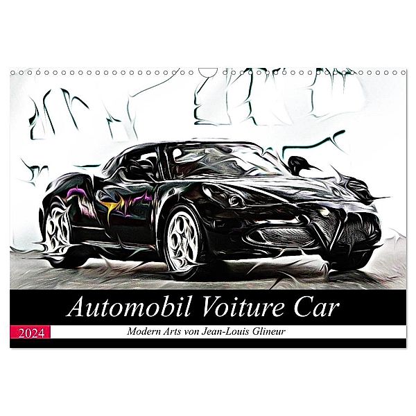 Automobil Voiture Car (Wandkalender 2024 DIN A3 quer), CALVENDO Monatskalender, Jean-Louis Glineur alias DeVerviers