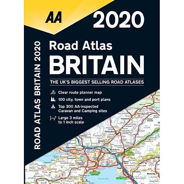 Automobile Association Autoatlas Road Atlas Britain 2020