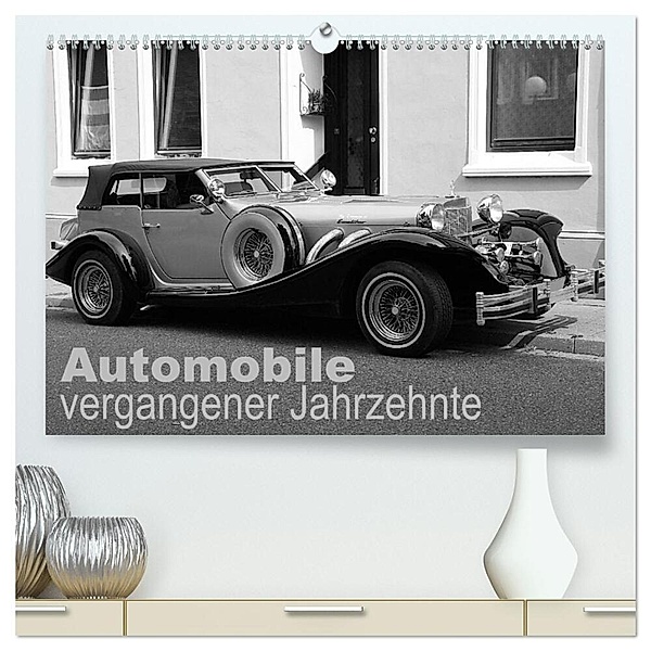 Automobile vergangener Jahrzehnte (hochwertiger Premium Wandkalender 2024 DIN A2 quer), Kunstdruck in Hochglanz, Anja Bagunk