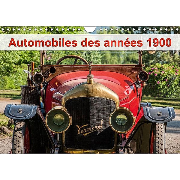 Automobiles des années 1900 (Calendrier mural 2021 DIN A4 horizontal), Thierry Planche