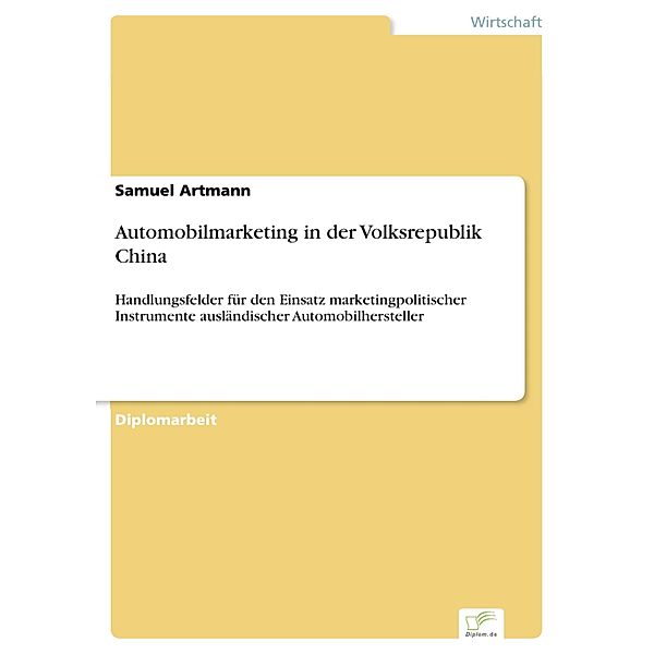 Automobilmarketing in der Volksrepublik China, Samuel Artmann