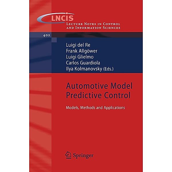 Automotive Model Predictive Control / Lecture Notes in Control and Information Sciences Bd.402