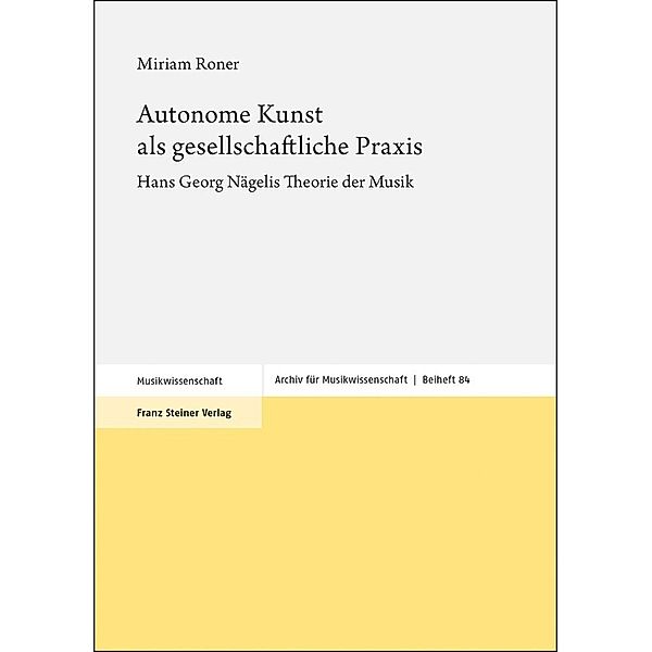 Autonome Kunst als gesellschaftliche Praxis, Miriam Roner