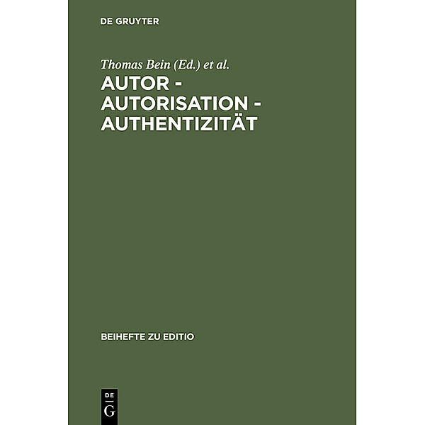 Autor - Autorisation - Authentizität
