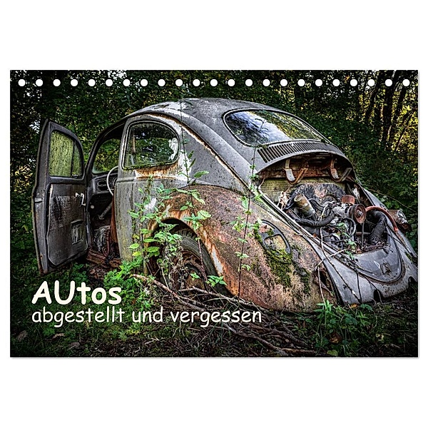 Autos, abgestellt und vergessen (Tischkalender 2024 DIN A5 quer), CALVENDO Monatskalender, Dirk rosin