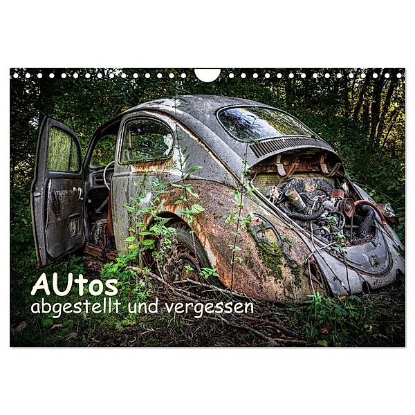 Autos, abgestellt und vergessen (Wandkalender 2024 DIN A4 quer), CALVENDO Monatskalender, Dirk rosin
