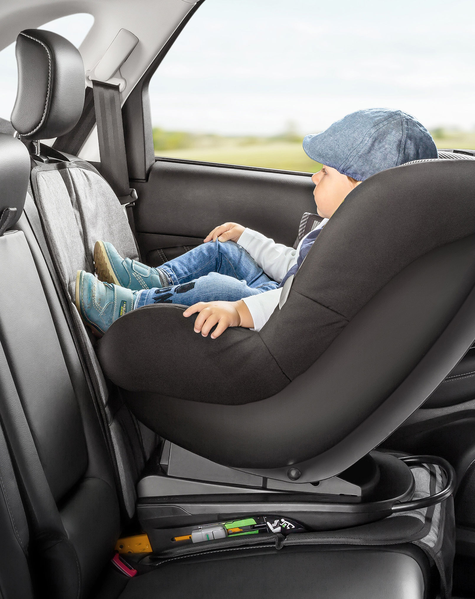Autositz-Schutzunterlage TRAVEL KID MAXI PROTECT in grau kaufen