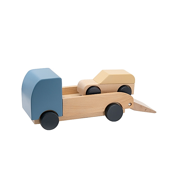 Sebra Autotransporter CLASSIC mit Auto aus Holz