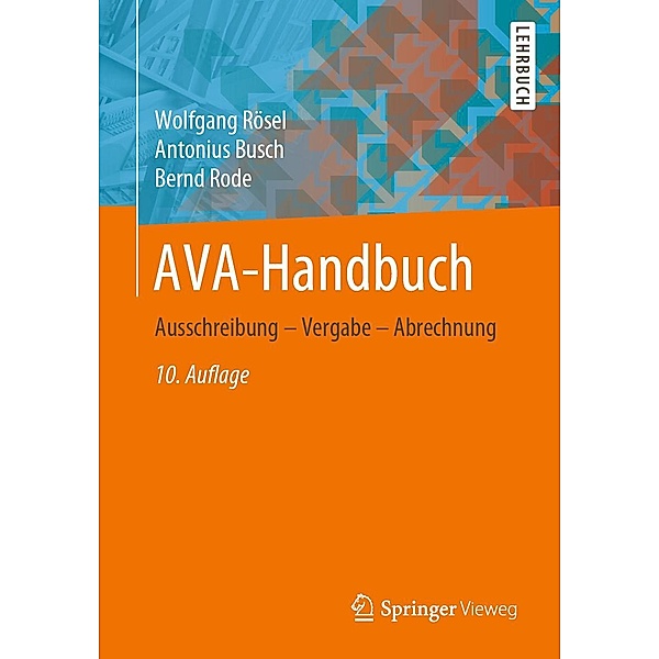 AVA-Handbuch, Wolfgang Rösel, Antonius Busch, Bernd Rode