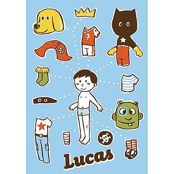 Die Gestalten Verlag Ava & Lucas - Lucas, Magnet-Anziehpuppen