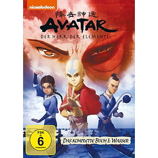 Avatar - Der Herr der Elemente, Das komplette Buch 1: Wasser, Aaron Ehasz, Michael Dante DiMartino, John OBryan, Bryan Konietzko, Tim Hedrick, Elizabeth Welch Ehasz, Nick Malis, Joshua Hamilton, Giancarlo Volpe