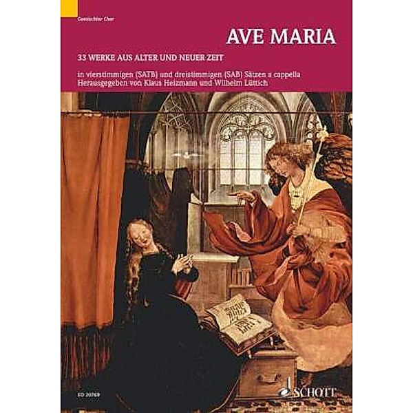 Ave Maria, Chorpartitur