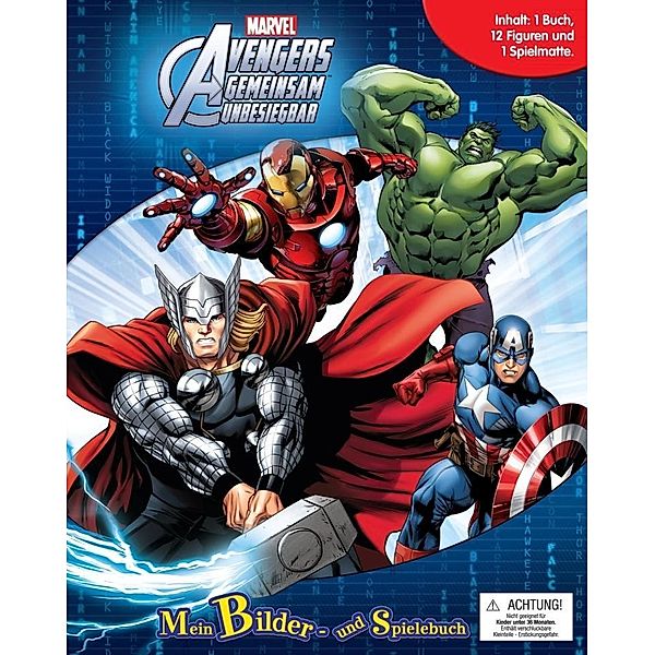 Avengers 2, Spielbuch + 9 Spielfiguren + Spielmatte