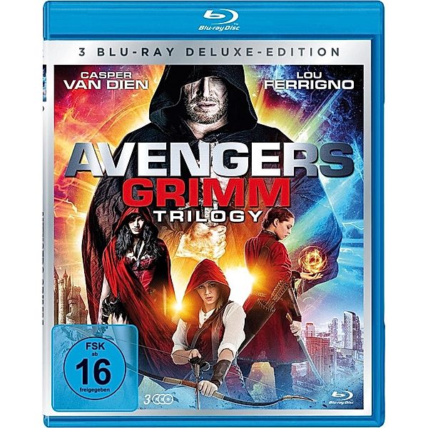 Avengers Grimm 1-3 Trilogy-Box-Edition BLU-RAY Box, Casper Van Dien, Lou Ferrigno