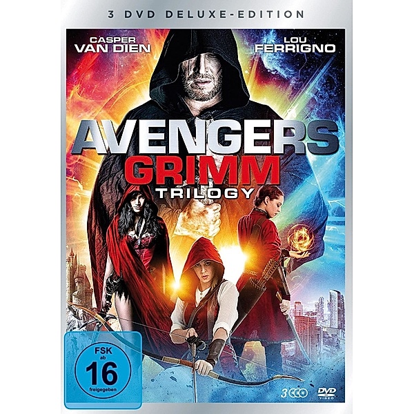 Avengers Grimm 1-3 Trilogy-Box-Edition Deluxe Edition, Casper Van Dien, Lou Ferrigno