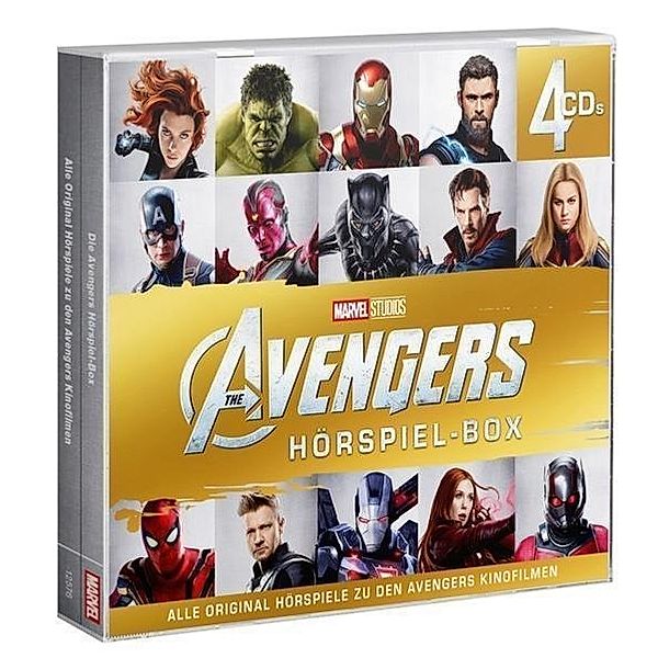 Avengers Hörspiel-Box 1-4,4 Audio-CDs, Marvel Avengers