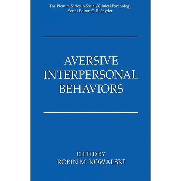 Aversive Interpersonal Behaviors