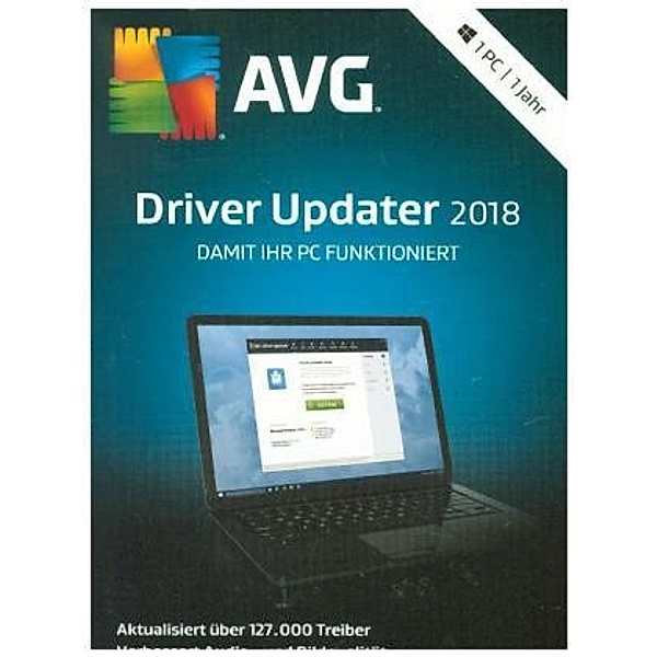 AVG Driver Updater 2018, 1 DVD-ROM