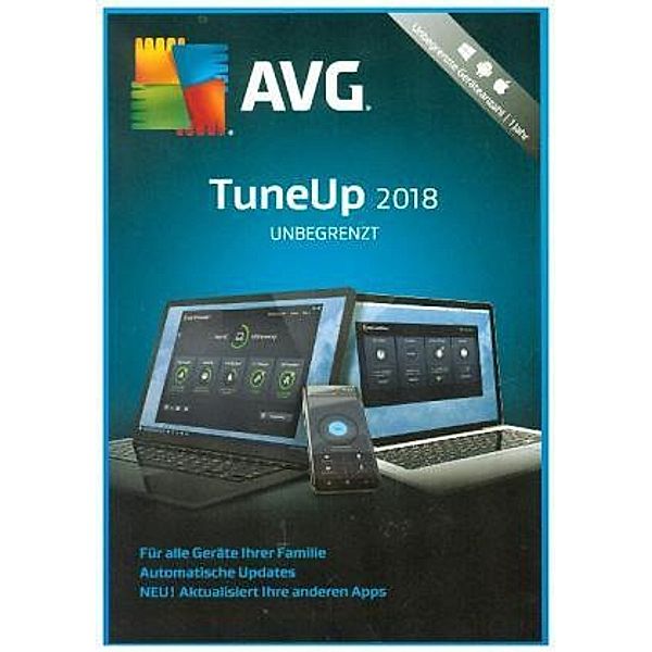 AVG TuneUp 2018 unbegrenzt, 1 DVD-ROM