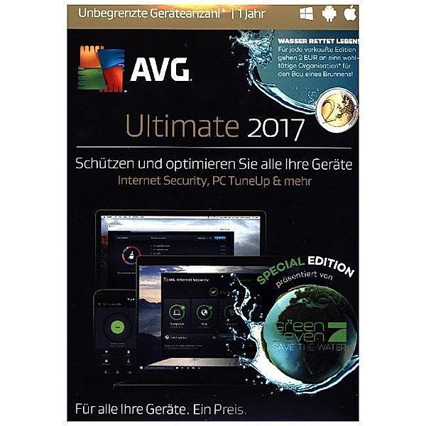 AVG Ultimate 2017, 1 Code in a box