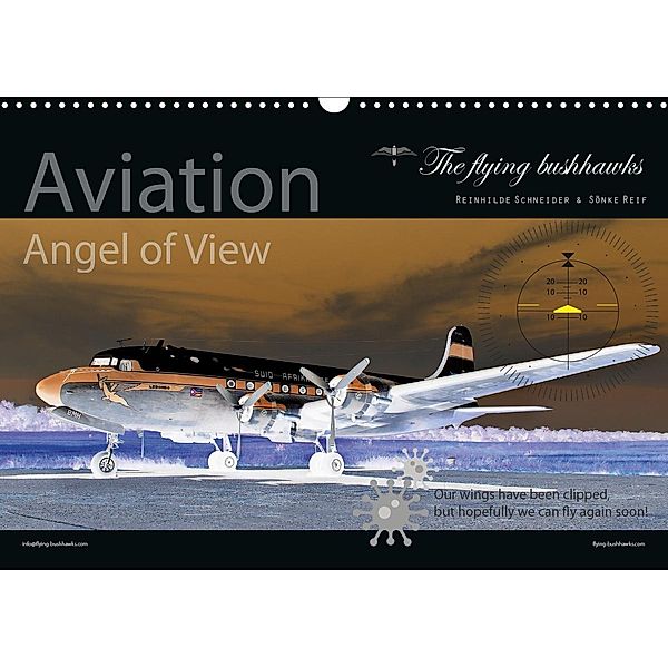 Aviation Angel of View (Wandkalender 2021 DIN A3 quer), The flying bushhawks
