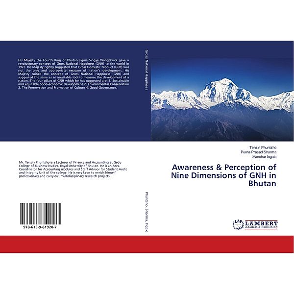 Awareness & Perception of Nine Dimensions of GNH in Bhutan, Tenzin Phuntsho, Purna Prasad Sharma, Manohar Ingale