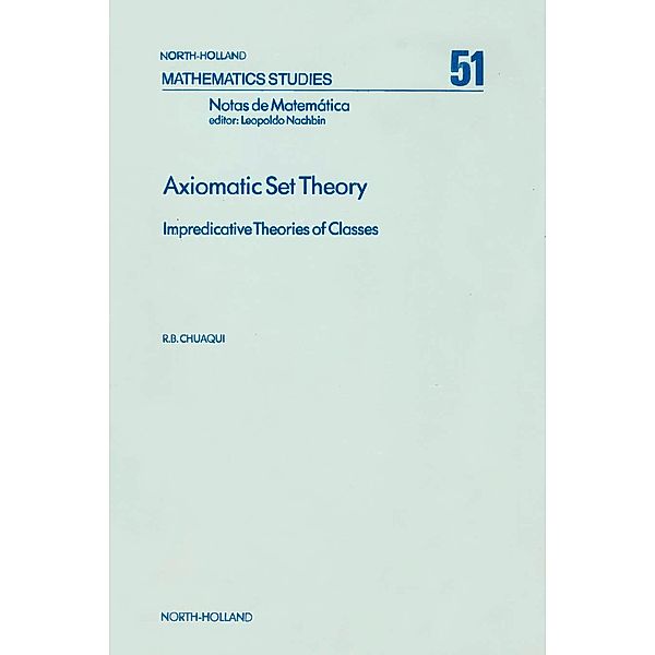 Axiomatic Set Theory, R. B. Chuaqui