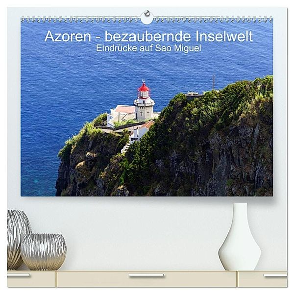 Azoren - bezaubernde Inselwelt. Eindrücke auf Sao Miguel (hochwertiger Premium Wandkalender 2024 DIN A2 quer), Kunstdruck in Hochglanz, Calvendo